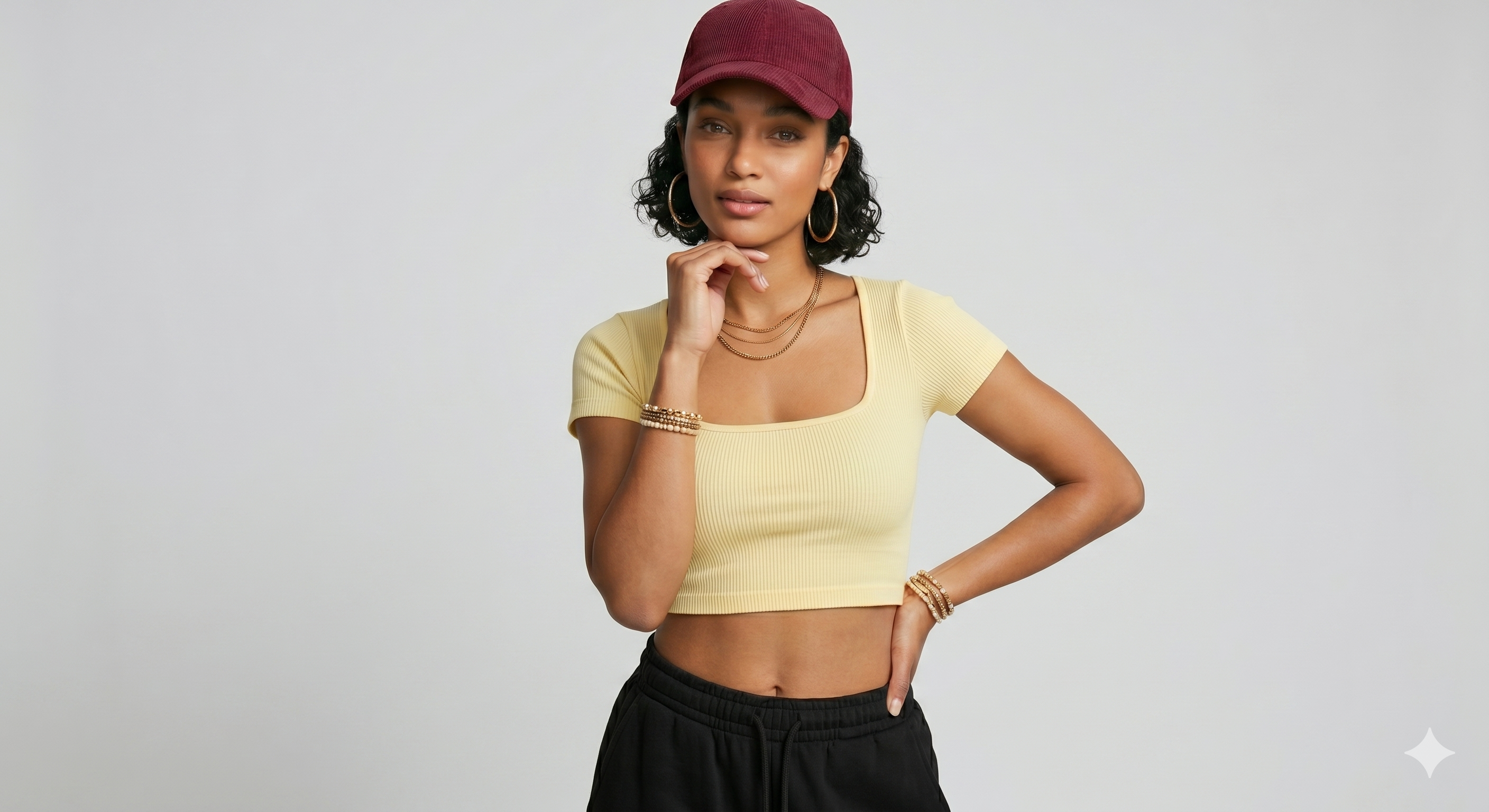 Crop Top Dubai Amarillo Pálido